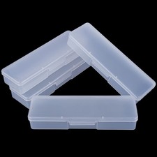 4 Pieces Plastic Storage Personal Box for Nail, Nail Implement Storage Box Or...