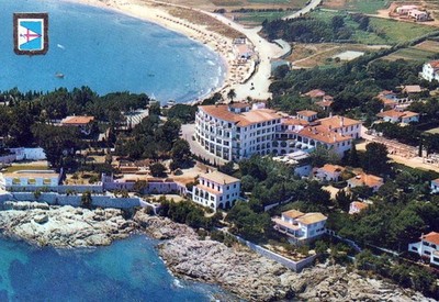 España S Agaro Cataluña Vista Aérea de Playa Y Resort Costero Unposted #SAU527