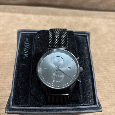 MVMT Grau Analog Uhr Mesh Band