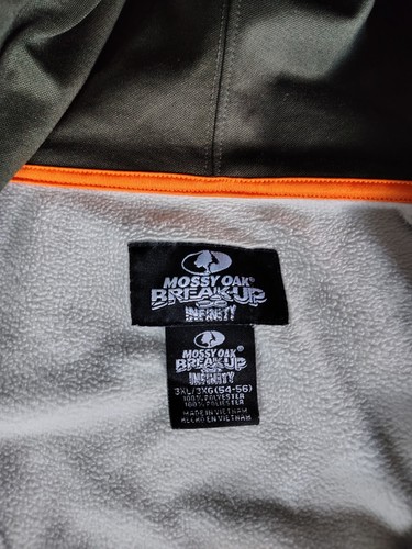 Mossy Oak Scent Factor hunting camo Full zip jacket Men’s Large Country - Read - Picture 5 of 10