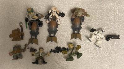 Hasbro Star Wars Galactic Heroes Episode VI Speeder Bike Chase Paploo Wicket