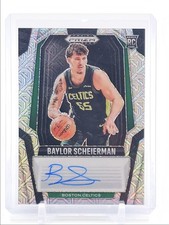 BAYLOR SCHEIERMAN 2024-25 PANINI PRIZM BLACK ROOKIE MOJO RC AUTO /25 Q6846
