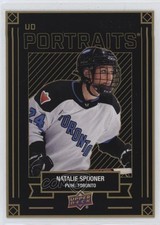 2024 Upper Deck PWHL 1st Edition UD Portraits Gold 87/299 Natalie Spooner 07b8