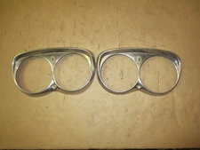 1967 67 Rolls Royce Headlight Bezel Ring Door RIGHT LEFT OEM USED PAIR 65-80