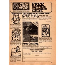 Stark Bro's Nurseries & Orchards Co Garden Catalog Louisiana MO 1977 Ad SJ20