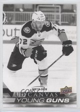 2022-23 Upper Deck Series 2 UD Canvas Young Guns Black & White Hunter Drew 2o7