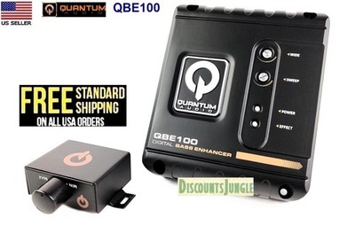 Quantum audio QBE100 2-Channel Digital Bass Processor and Reconstruction remote