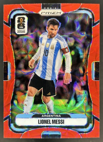 2026 Panini Prizm World Cup Lionel Messi Choice Red #/85 Argentina
