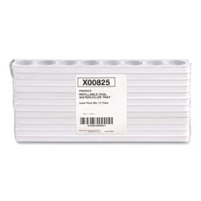 Prang X00825 Refillable Oval Watercolor Tray - White (12/Pack) New