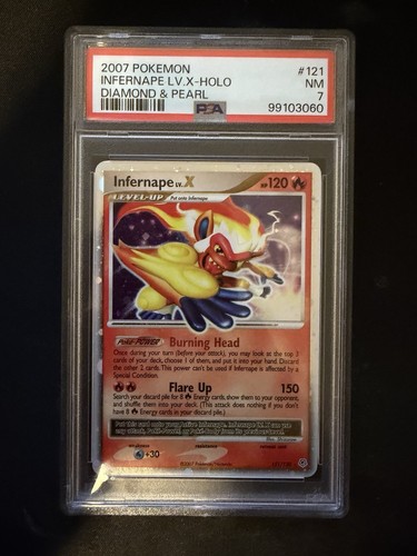 Infernape LV.X graded PSA 7 for sale on eBay
