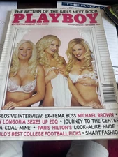 PLAYBOY MAGAZINE SEPTEMBER 2006 GIRLS NEXT DOOR very GOOD CONDITION
