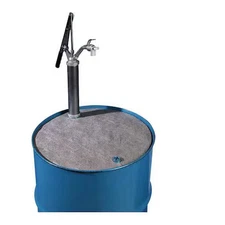 Pig Mat244 Sorbent Pad, 3 Gal, 22 In Dia., Universal, Gray, Polypropylene