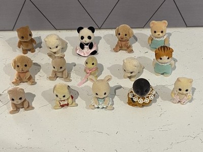 SYLVANIAN FAMILIES  BABY BUNDLE ( 15off ) PANDA/DUCK/MOLE/DOG/CAT/RABBIT ETC £25