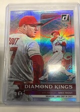 2022 Panini Donruss - Diamond Kings Mike Trout #14 Season Stat Line /400