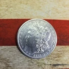1884 AU MORGAN SILVER DOLLAR 90% $1 COIN US #U88