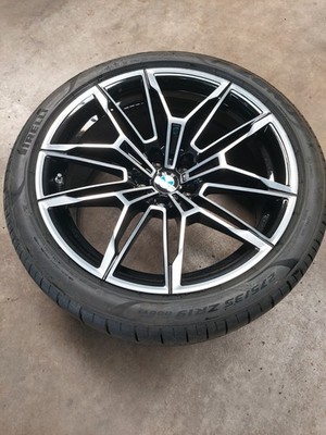 1x original BMW M3/M4 G80/G82 Alufelge mit RDKS - 9,5x19 ET20mm - 8093838BLA