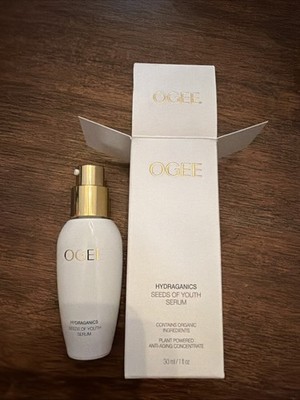 Ogee Seeds of Youth Serum - Hyaluronic Acid Serum for Face | 1 fl oz Open Box