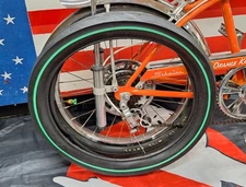 🫛 Green line Slick Tire fit Sears Screamer Huffy Rail Banana Seat Muscle Bike