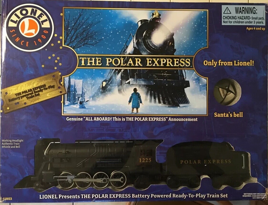 polar express toy train costco