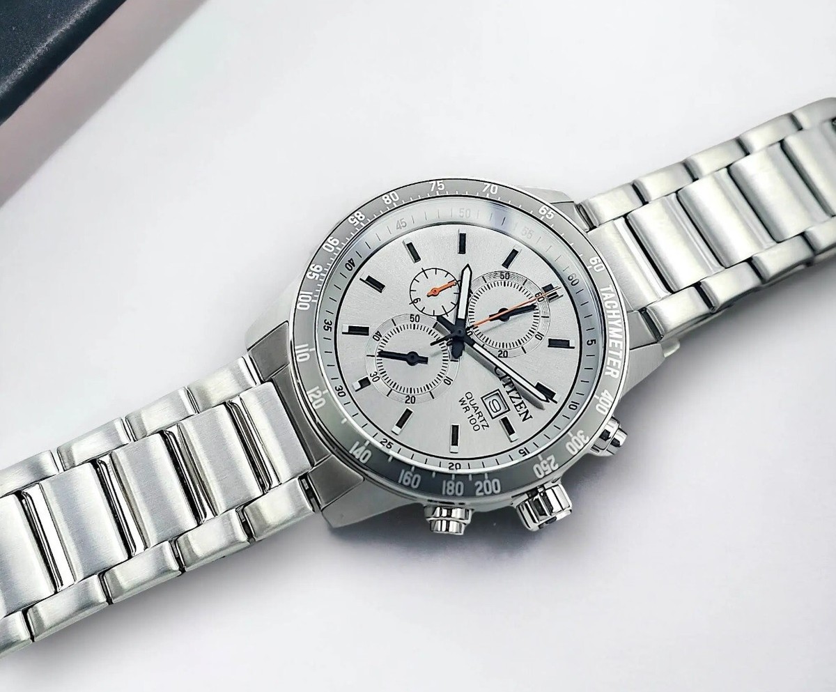 Citizen AN3688-58H Chronograph Quartz Silver Stainless Steel Men's