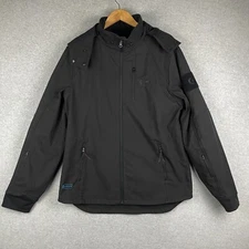 Logitech Jacket Mens XL Black G Hero Softshell Outdoor Activewear Video Game