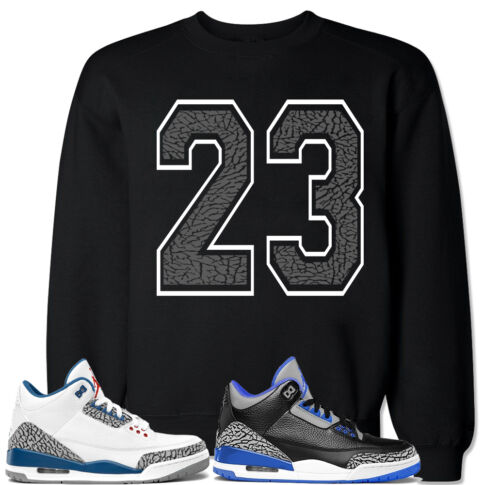 Suéter Retro 3 Rojo a Juego con Air Js Retro 3 Rojo Fuego Cemento Zapatos - Imagen 4 de 17