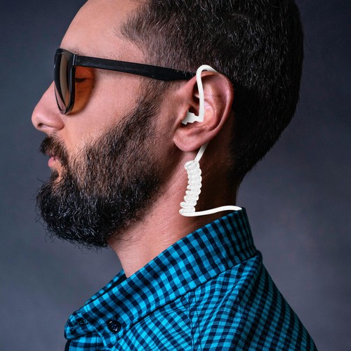 Dress up Earbuds Headset Prop Security Accessories Fake Earpiece Cosplay - Zdjęcie 9 z 12