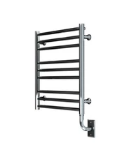 ICO Bath Tuzio 19-1/2"W x 23"H Programmable Hardwired Steel Towel Warmer W4016