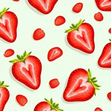 Digital picture Strawberry Pattern background  printable file