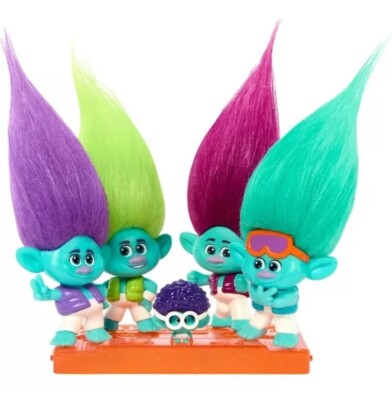 TROLLS BAND TOGETHER Dreamworks BROZONE ON TOUR Set Of 5 Small