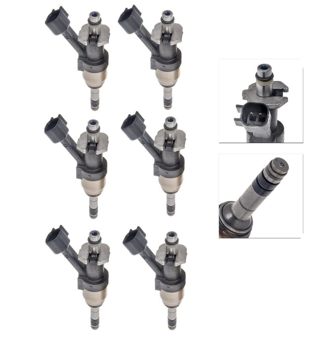 GMC Set of 6 OEM Fuel Injector 12707873 For Chevrolet GMC Sierra 1500