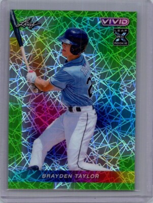Brayden Taylor 2024 Leaf Baseball 1/1 Pre Production Proof