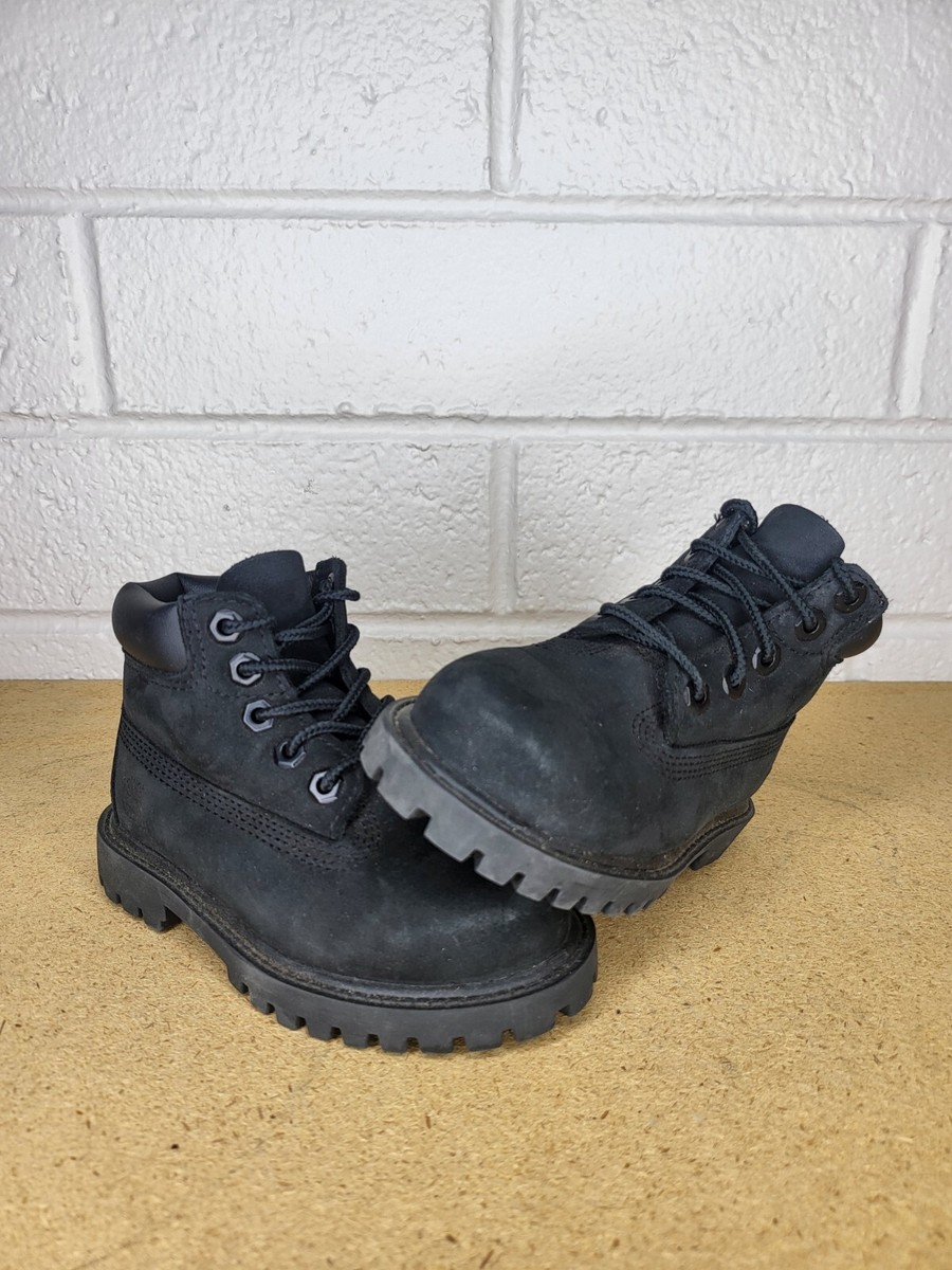 Timberland Black Suede Waterproof Lace-up Boots Size 6 $170 Timberland Heritage 6 main image 4