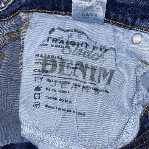 Member's Mark Straight Fit Premium Stretch Denim Jeans Size 32 x 32 Dark Wash - Picture 5 of 6