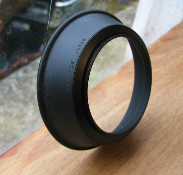 Olympus OM rubber wide angle lens hood for 28mm ( 49mm screw in)