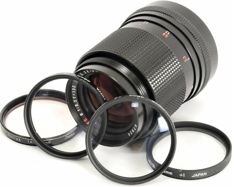 Carl ZEISS Jena DDR MC S SONNAR 1:3.5 f=135mm M42 + DIGITAL fit Telephoto Lens - Image 4 of 4
