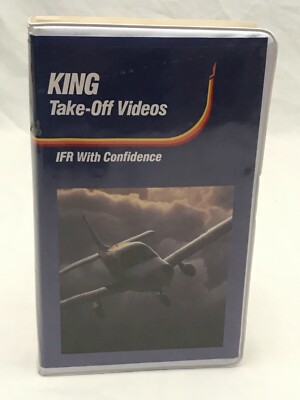 KING TAKE-OFF VIDEOS IFR WITH CONFIDENCE WRITTEN EXAM VIDEO COURSES VHS