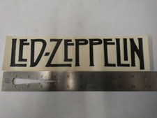 Authentic Original Licensed LED ZEPPELIN Decal  BLACK  1999 Made in USA