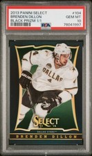 Brenden Dillon 2013 Panini Select #104 Black Prizm 1/1 PSA 10 Gem Mint