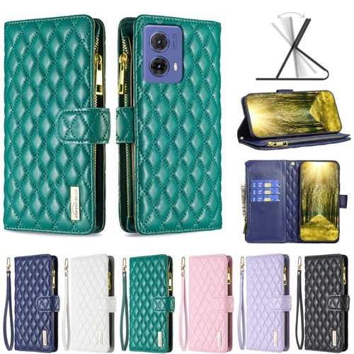 For Motorola G85 G84 G54 G34 G14 G04 Edge 40Neo Case Zipper Leather Wallet Cover - Picture 10 of 72