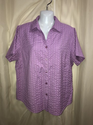 Short Sleeve Blouse Top Size 1X | eBay