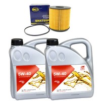 MotoröL Set MotoröL Febi SAE 5W-40 8 Liter + ÖLfilter FüR Nissan Opel Renault