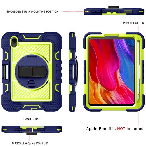 Heavy Duty Shockproof Stand Case For iPad 10th Gen 10.9/iPad (A16) 11th Gen 2025 - Picture 31 of 56