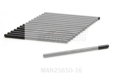 Manley 4130 Chrome Moly Pushrod – 5/16” Diameter X 6.500” Length, Set Of 16 For Small Block Chevy Performance Engines