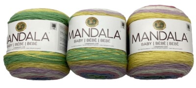 Lion Brand Mandala Yarn ''Neverland'' 3 Skeins #359