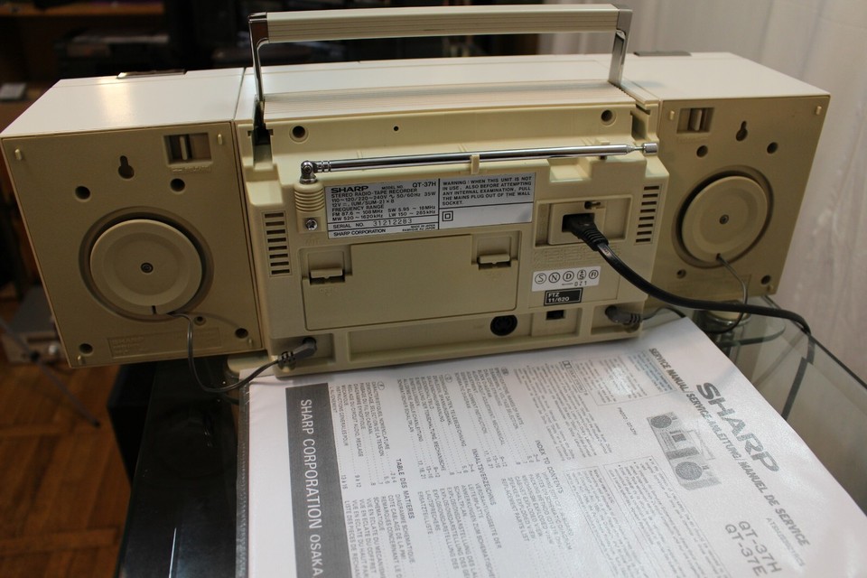Boombox- ghetto blaster SHARP WQ-T354 - Photo, audio & vidéo Boombox- ghetto blaster SHARP WQ-T354 - Photo, audio & vidéo