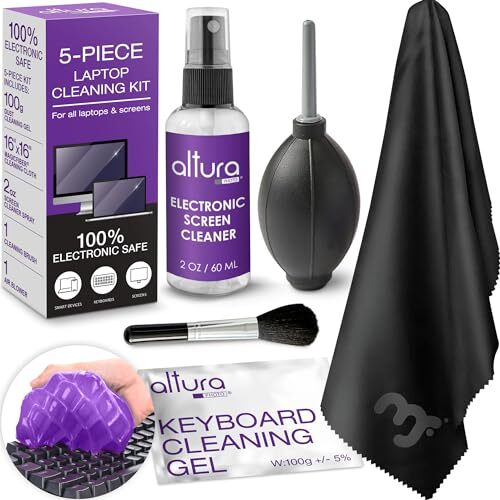 Altura Photo Laptop Cleaning Kit 5 pc - Keyboard Cleaning Kit - Includes Lapt...