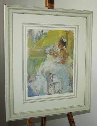 DAVID LLOYD SMITH (b.1944 ) Limited Edition Print of a Seated Ballet Dancer