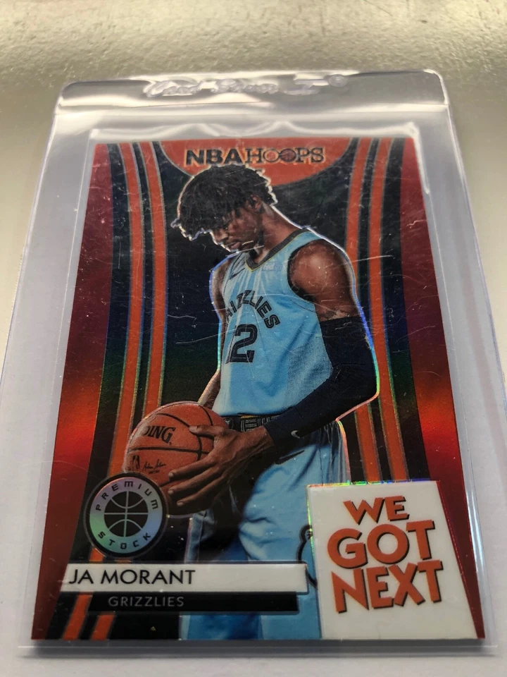 2019-20 PANINI HOOPS PREMIUM RED PRIZM WE GOT NEXT Ja Morant #19 - Image 4 of 4
