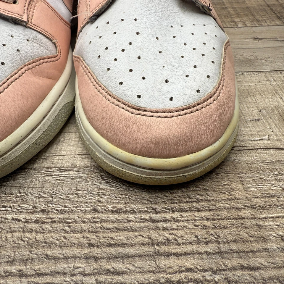 Nike Dunk Low Next Nature Coral Pálido Zapatilla Mujer 10.5 10 1/2 Blanco Rosa Cuadros Foto 3 de 4